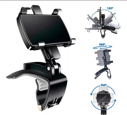 DRIVEGRIP® 360°: El Soporte de Celular para Retrovisor más versátil del mercado Importado 🇺🇸