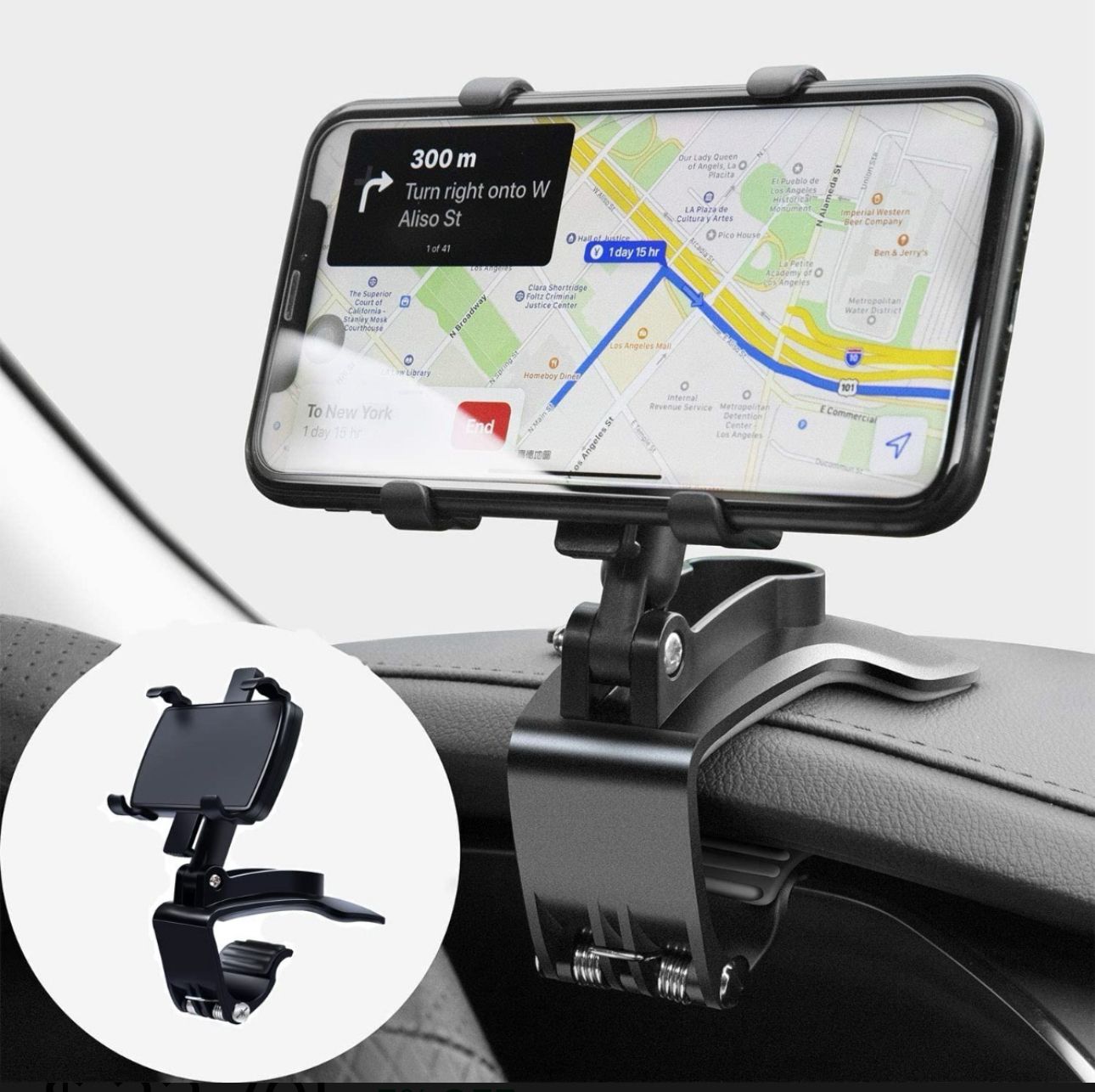 DRIVEGRIP® 360°: El Soporte de Celular para Retrovisor más versátil del mercado Importado 🇺🇸