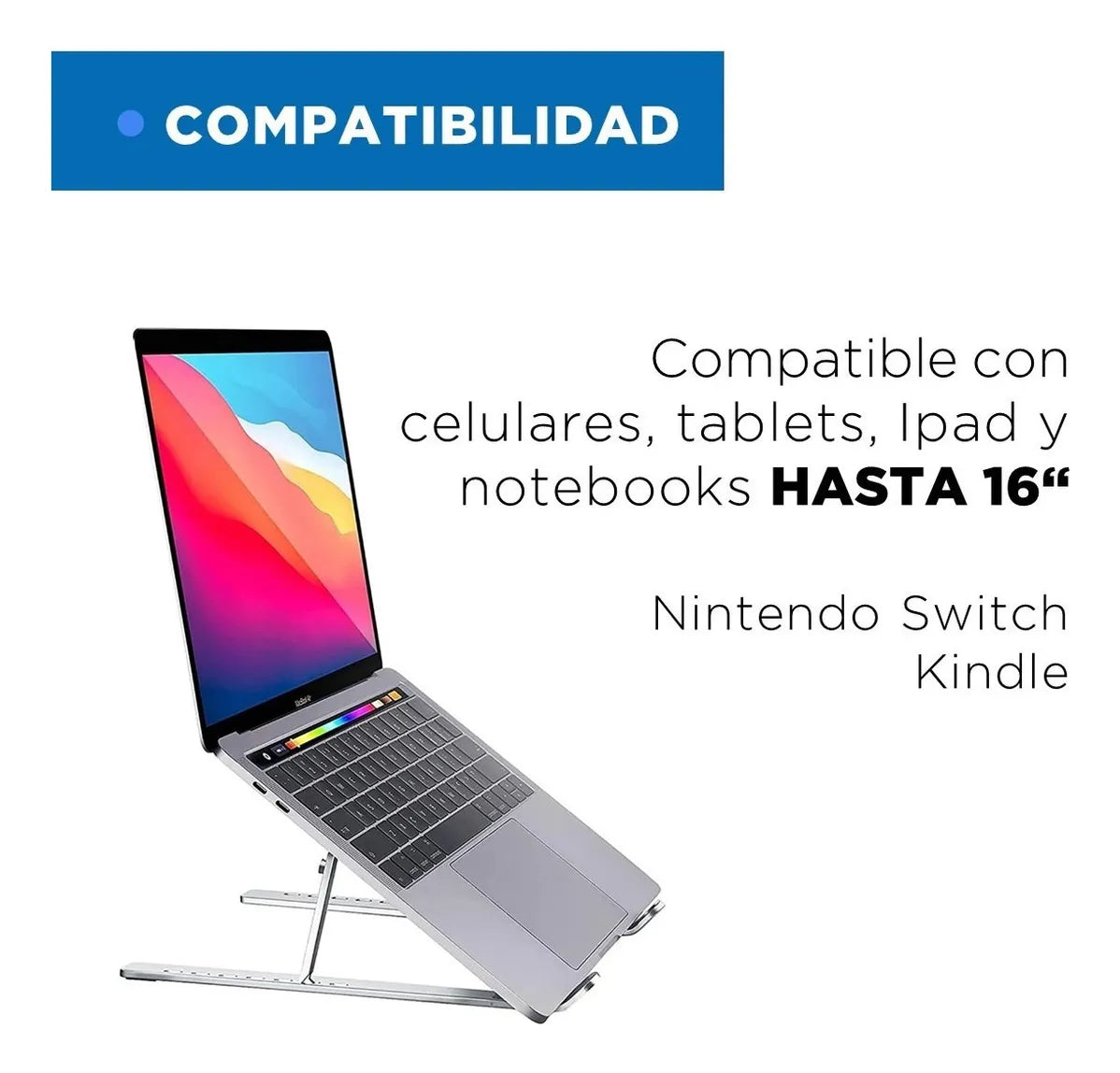 ElevateStand™ — Soporte Ergonómico Plegable para Laptop 💻