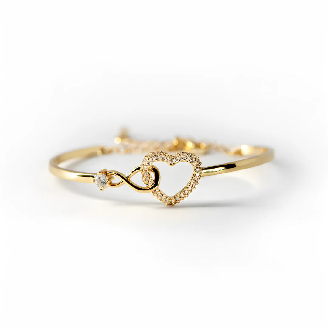 😍Pulsera De Corazón Infinito♾️ Carta dedicatoria Hija + Cajita GRATIS🎁