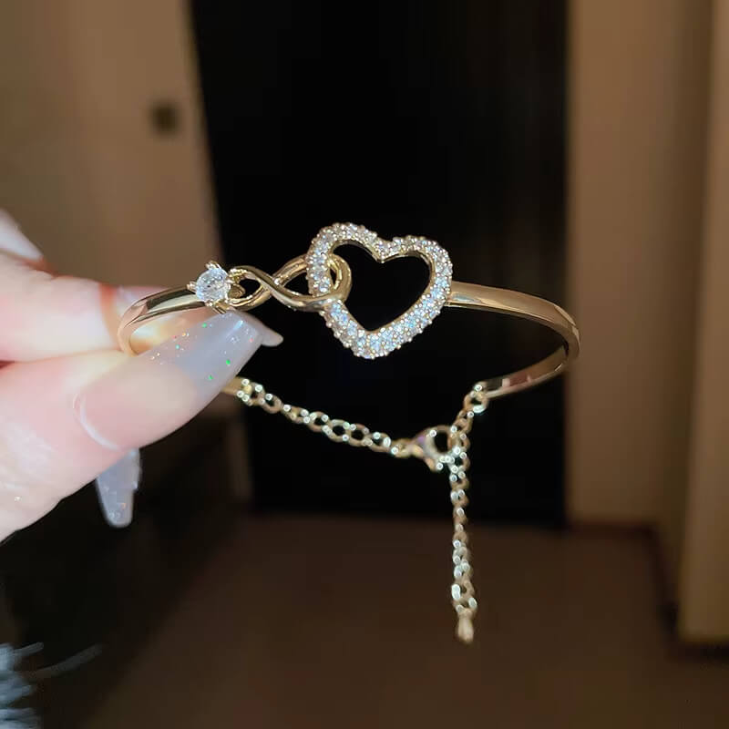 😍Pulsera De Corazón Infinito♾️ Carta dedicatoria Hija + Cajita GRATIS🎁