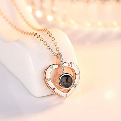 Collar Te Amo en 100 idiomas 💖 + Cajita Regalo GRATIS🎁